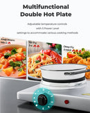 1800W Double Hot Plate Electric Countertop Burner by LJGDeals