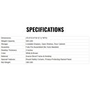 Velmor 70-Inch Modern Wooden Reception Desk With Lockable Drawers (SAK26148) by SAKSBY WHOLESALE