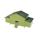 70-Inch Wooden Chicken Coop With Nesting Box, Perch, And Run Doors (SAK74619) by SAKSBY WHOLESALE