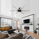 70" Madhya Industrial Ceiling Fan with Remote Control