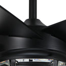 70" Black Modern Ceiling Fan