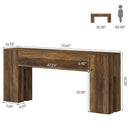 70.8" Wooden Console Table, Sturdy Sofa Hallway Table