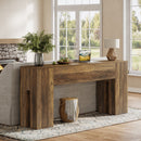 70.8" Wooden Console Table, Sturdy Sofa Hallway Table