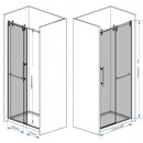 Frameless Sliding Bathtub Door With Frame by HouseOfZazla