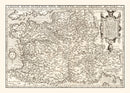 Vintage Map of France 1570