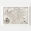 Vintage Map of Germania 1570