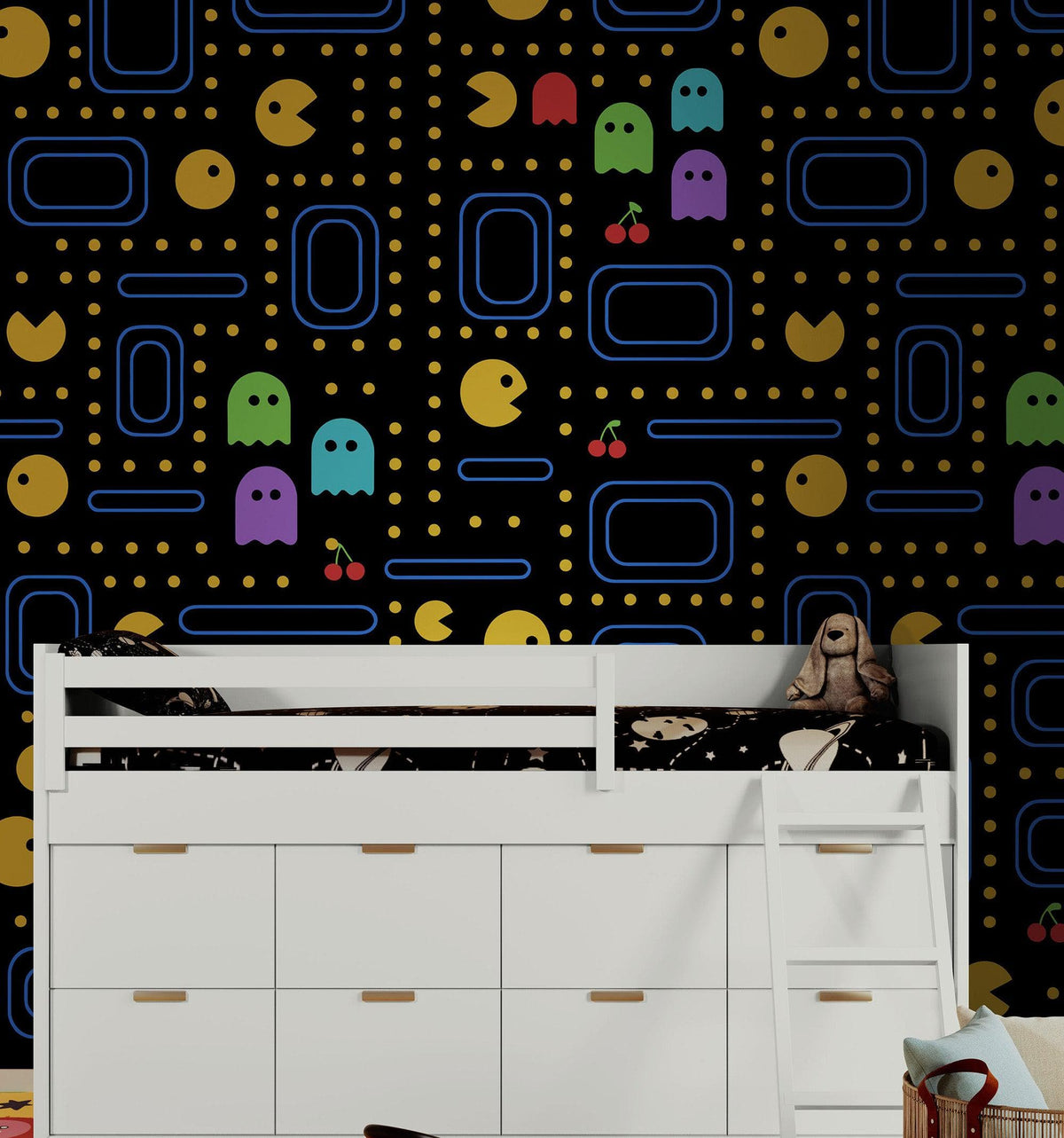 Pacman Wallpaper Mural. #7004, photo 5 of 12
