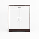 Freestanding Wooden Shoe Cabinet, 4 Tier Organizer With Drawer by HouseOfZazla