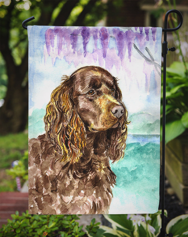 American Water Spaniel Garden Flag – Decorative Outdoor Yard Flag