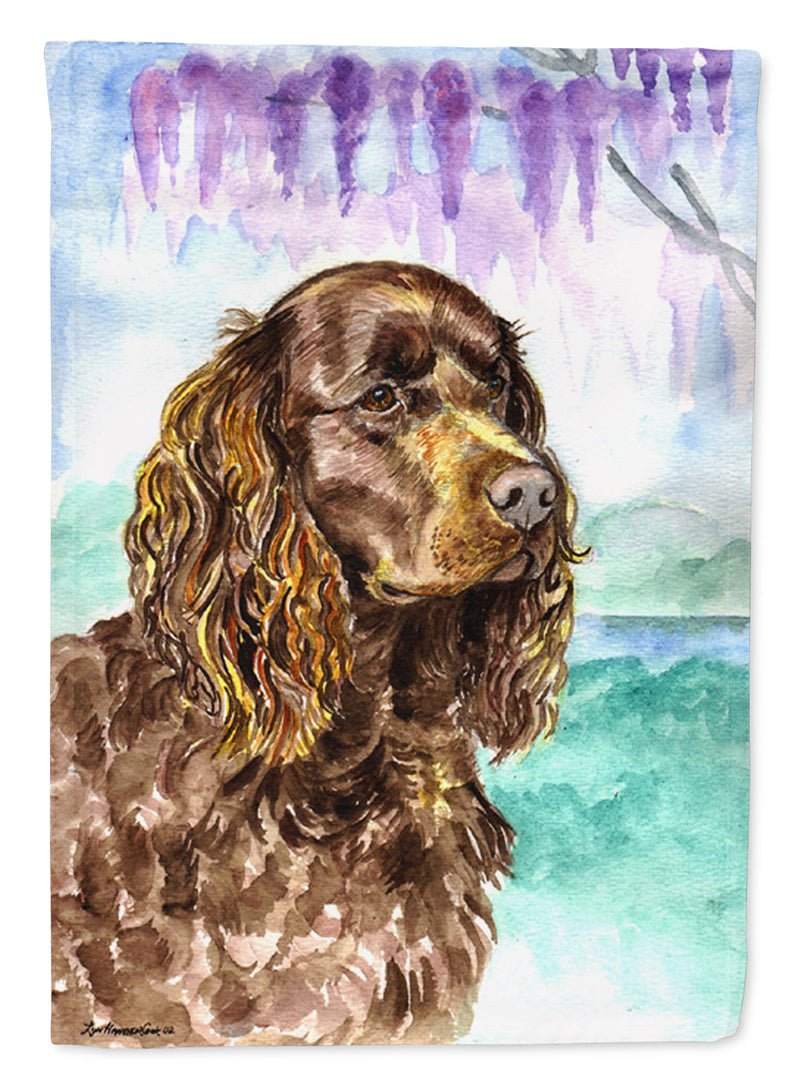 American Water Spaniel Garden Flag – Decorative Outdoor Yard Flag