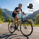 700C Hybrid Bike for Adult with 18-Speed Shimano Drivetrain and Phone Holder by DirectDeals