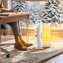 700W Electric Oil Filled Radiator Heater with Adjustable Thermostat