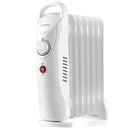 700W Electric Oil Filled Radiator Heater with Adjustable Thermostat by LJGDeals