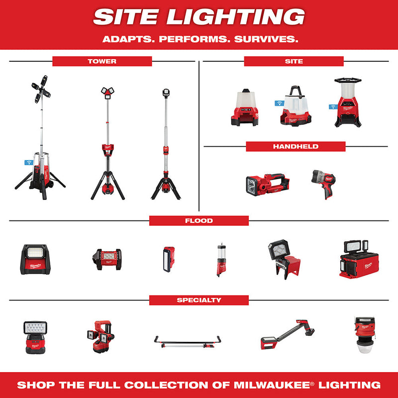 Milwaukee 2132-20 M12™ ROCKET™ Dual Power Tower Light