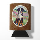 Bernese Mountain Dog Can or Bottle Hugger Cooler Sleeve for Standard 12 oz Cans, Insulated Foam Beer & Soda Can Hugger Reusable