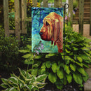 Bloodhound Thoughtful Garden Flag – Decorative Outdoor Yard Flag