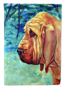 Bloodhound Thoughtful Garden Flag – Decorative Outdoor Yard Flag