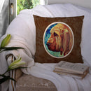 Bloodhound Throw Pillow - 14x14 Decorative Pillow – Art for Your Home & Patio 7013PW1414