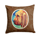 Bloodhound Throw Pillow - 14x14 Decorative Pillow – Art for Your Home & Patio 7013PW1414