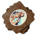Bloodhound Momma's Love Foam Coaster  7014FC