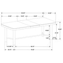 Benson - Extension Leaf Dining Table Set With Chairs