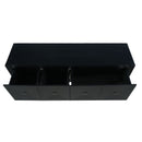 Geometric Carved Console Table With 3 Soft Close Drawers by HouseOfZazla