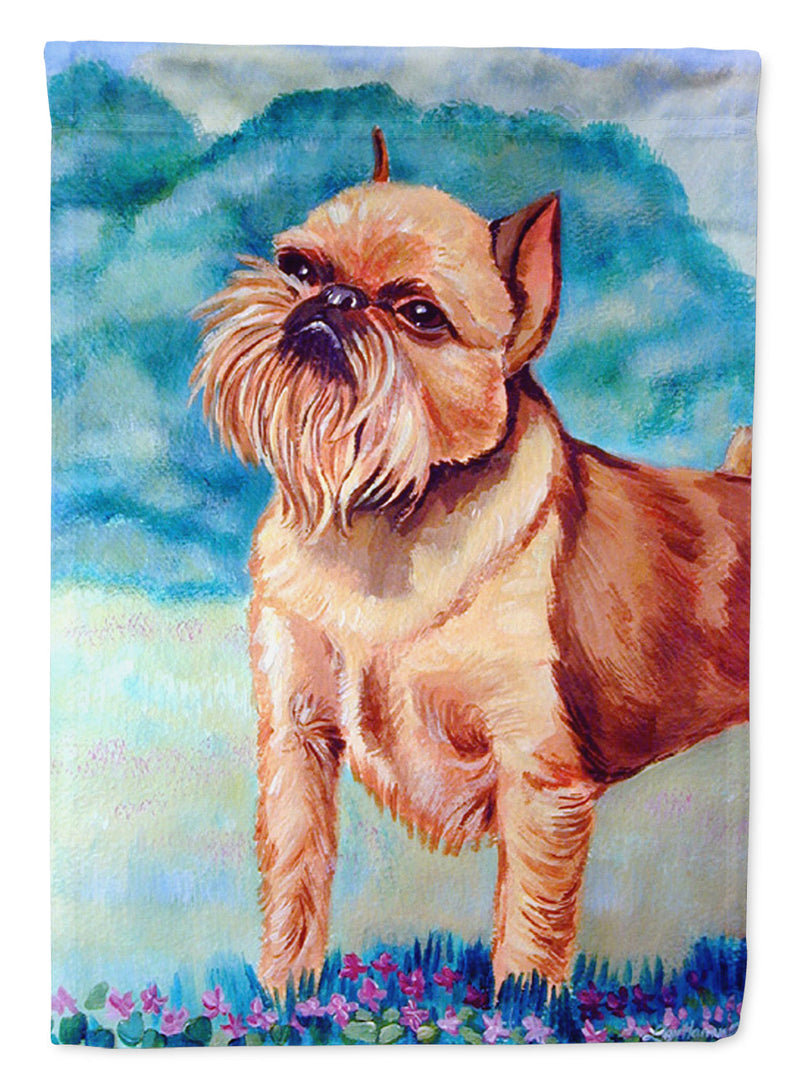 Brussels Griffon Flag Canvas House Size