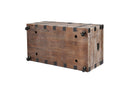 Trunk Table And Side Table With Large Storage Dress Up Your Liviing Room (Set of 3) - Antique Gray by HouseOfZazla