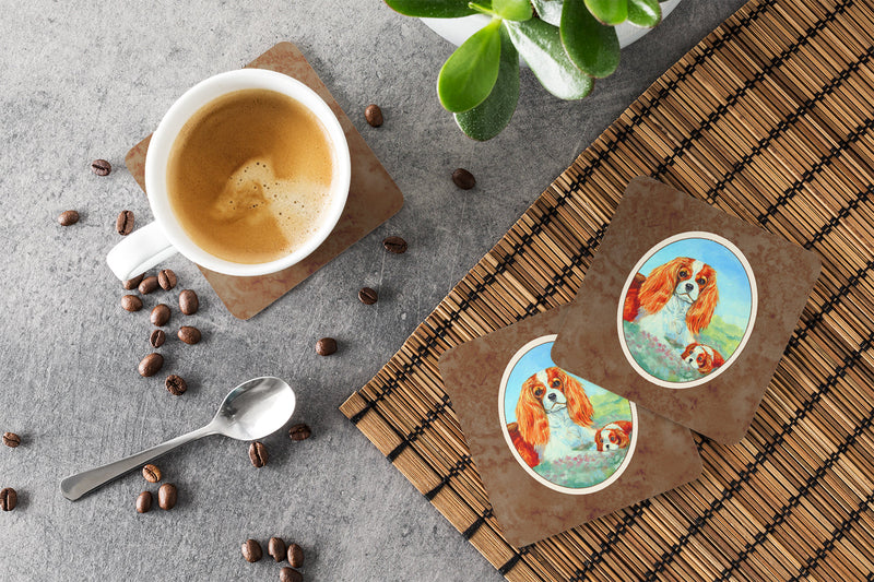 Cavalier Spaniel Momma's Love Foam Coaster  7019FC