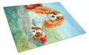 Cavalier Spaniel Momma's Love Glass Cutting Boards – Durable, Decorative Kitchen Art Large