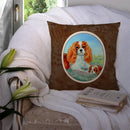 Cavalier Spaniel Momma's Love Throw Pillow - 14x14 Decorative Pillow – Art for Your Home & Patio 7019PW1414