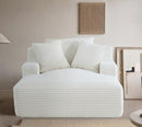 Cloudline - Oversized Chaise Lounge, Modern Comfy Couch With Full Foam Cushioning, Cozy Sleeper Sofabed by HouseOfZazla