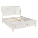 Sandy Beach 5-piece Eastern King Bedroom Set Cream White