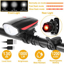 Bike Front & Rear Light with Horn – High-Brightness Safety by LJGDeals