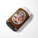 Chinese Crested on the Patio Can or Bottle Hugger Cooler Sleeve for Standard 12 oz Cans, Insulated Foam Beer & Soda Can Hugger Reusable