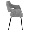 Margarite - Contemporary Dining / Chair (Set of 2) - Black / Gray by HouseOfZazla