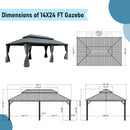 14x24FT Hardtop Gazebo by HouseOfZazla
