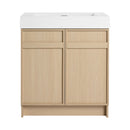 Freestanding Bathroom Vanity With Resin Sink & Soft Close Cabinet Doors by Unique Piece Furniture