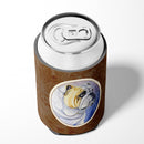 English Bulldog Can or Bottle Hugger Cooler Sleeve for Standard 12 oz Cans, Insulated Foam Beer & Soda Can Hugger Reusable