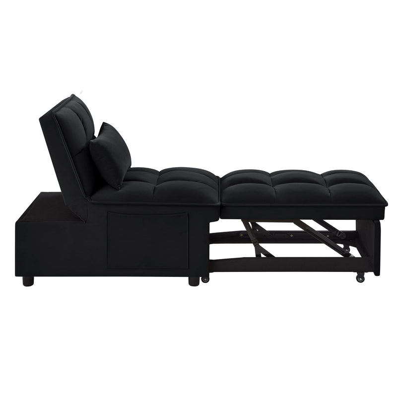 4 in1 Multi-Function Single Sofa Bed with Storage Pockets, photo 9 of 10