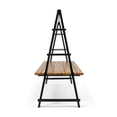 Huckleberry - Acacia Wood Outdoor Dining Table With Plant Hanger - Teak