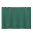 4.2 x 9.1 Ft Outdoor Storage Shed, Metal Tool Shed with Lockable Doors Vents, Utility Garden Shed for Patio Lawn Backyard, Green