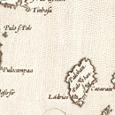 Vintage Map of India, Japan, China & Indonesia 1570