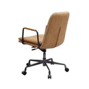 Eclarn - Top Grain Leather Office Chair - Brown by HouseOfZazla