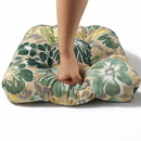 Outdoor Chair Cushions Set of 2, 19 x 19 x 4 Inch Tufted Seat Cushions by HouseOfZazla