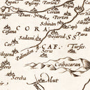 Vintage Map of Persian Empire, 1570