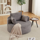 Modern Single Sofa With Backrest Pillow For Living Room by HouseOfZazla