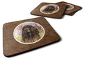 Field Spaniel Foam Coasters Set of 4 Cup Coasters for Indoor Outdoor, Tabletop Protection, Anti Slip, Mouse pad Material