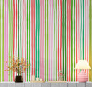 Color Vertical Stripes Pattern Wallpaper Mural.