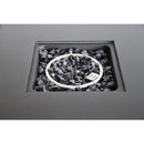 Outdoor Fire Pit Table With Lid - Gray by HouseOfZazla